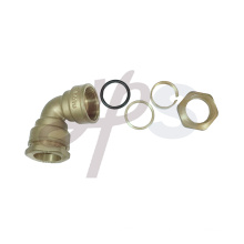 brass compression fitting for PE pipe